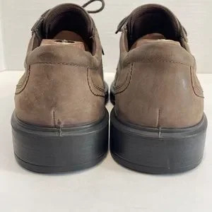 Ecco Men\'s Oxfords Derby Brown Nubuck Leather Lace Up Shoes Size 47 13-13.5 Ecco | Shoes | Ecco Mens Oxfords Derby Brown Nubuck Leather  main image 4